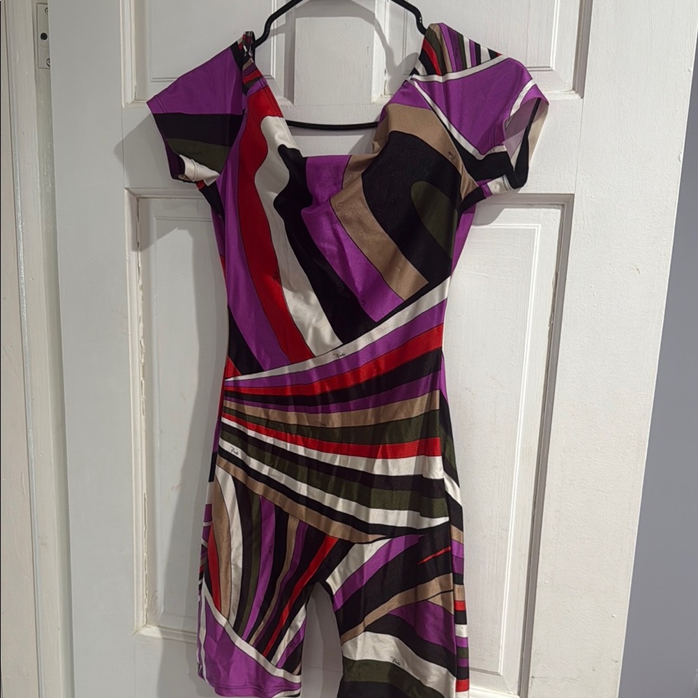 Vibrant Multicolor Striped Dress
